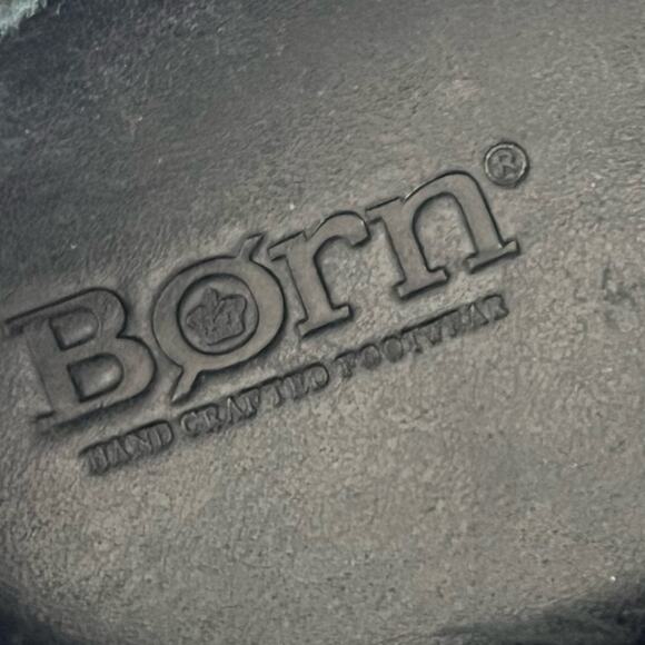 Born Derby Oxford leather loafer shoes black 11 - Picture 14 of 14